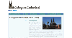 Desktop Screenshot of colognecathedral.net