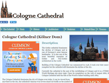 Tablet Screenshot of colognecathedral.net